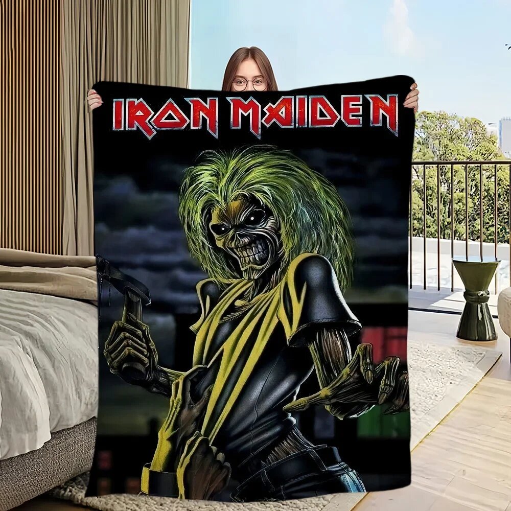 Band Iron Maidens плед 100% полиэстер мультфильм CMN5-2508270274 150X200cm(59x79in)