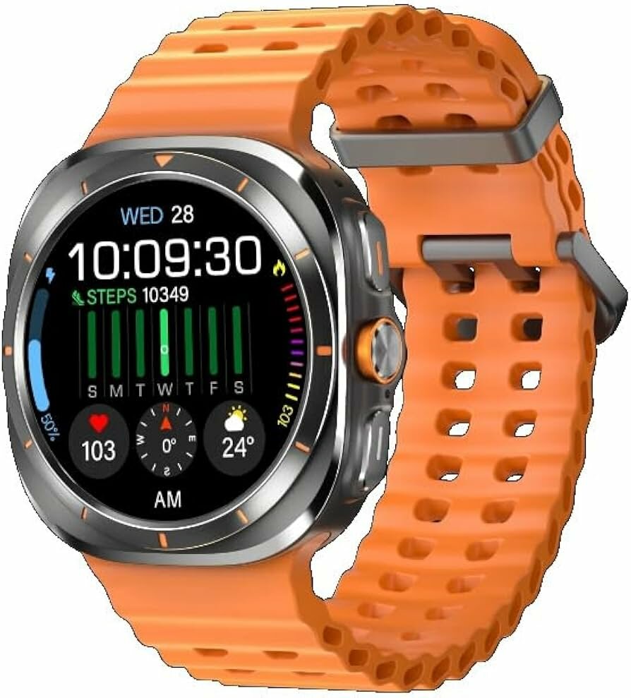 Умные часы Ultra SmartWatch S7, Bluetooth, водонепроницаемость IP67 Orange