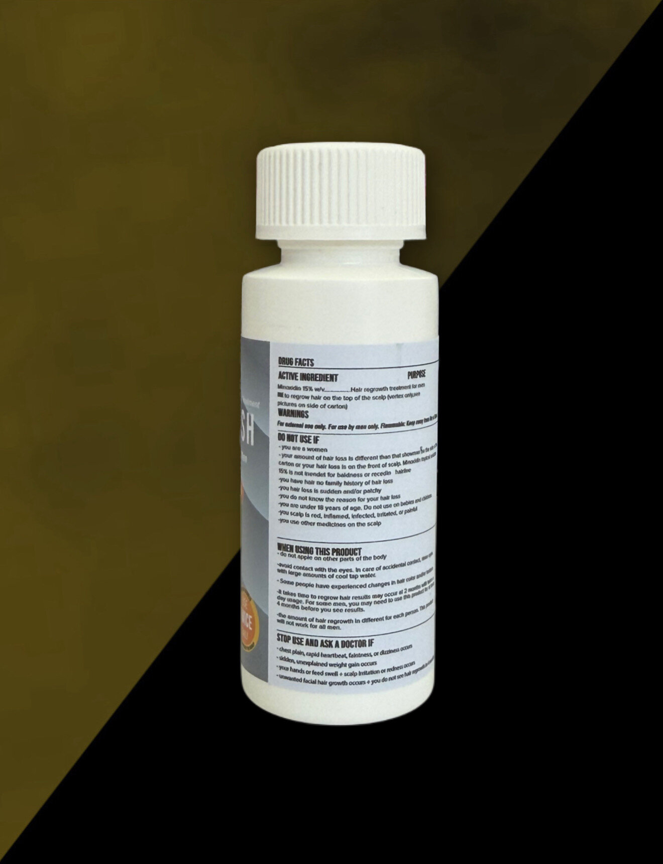 Minoxidil BLESVASH 5%/15% раствор для роста волос, бороды и бровей 60 мл — фото 1