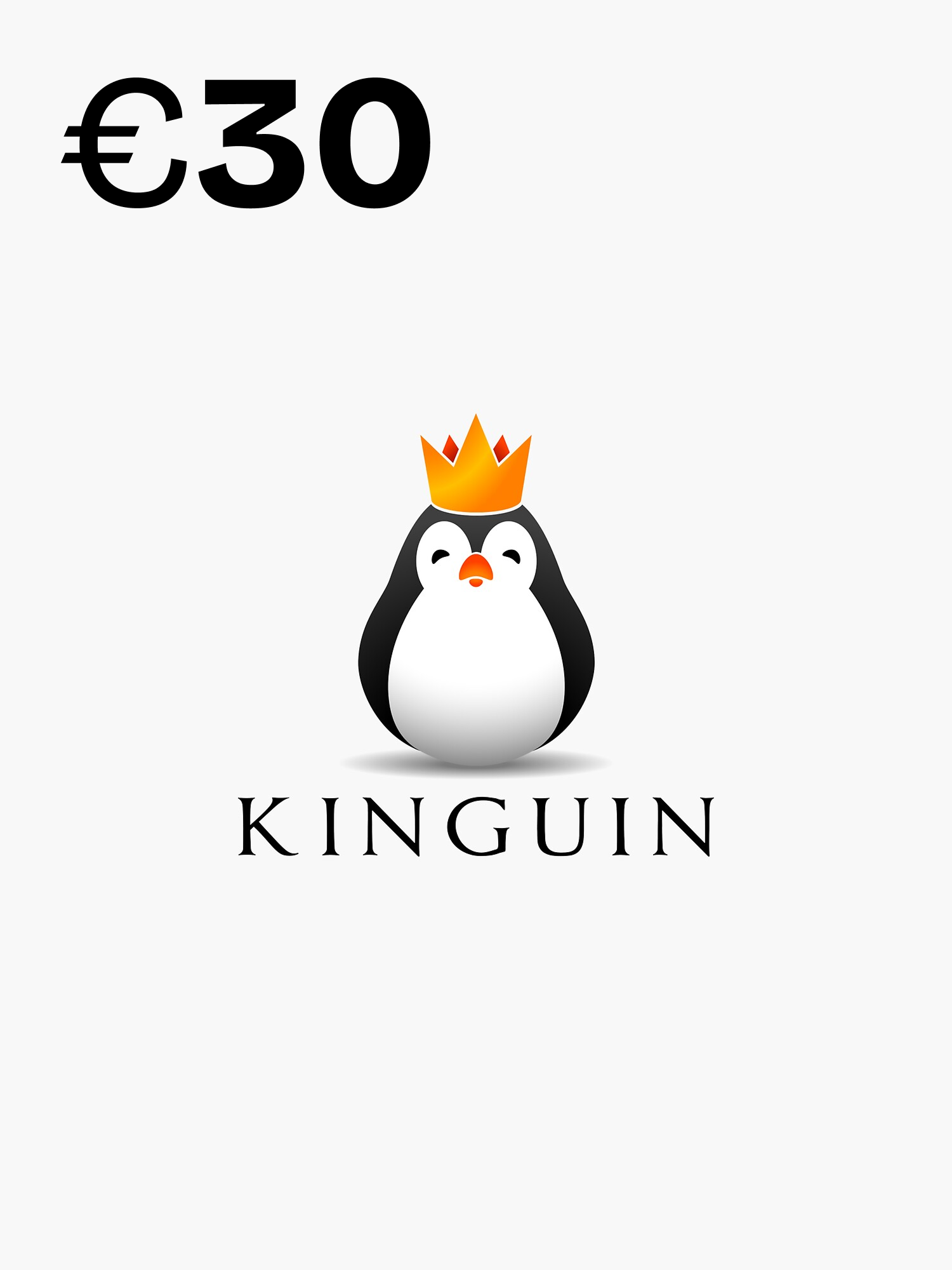 Подарочная карта Kinguin на 30 EUR Евро | НЕ РФ/СНГ | Оригинальный код