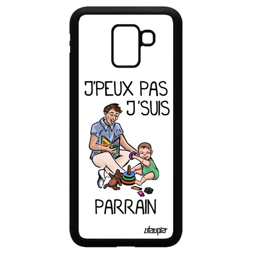 фото Чехол на мобильный samsung galaxy j6 2018, "не могу - стал крестным!" семья шутка utaupia