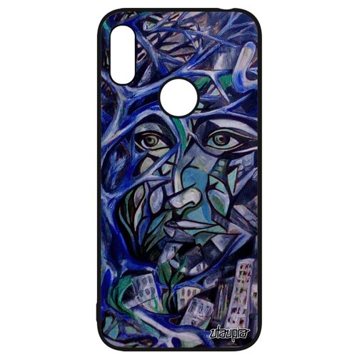 фото Чехол для мобильного huawei y6 2019, "взгляд" картина женский utaupia