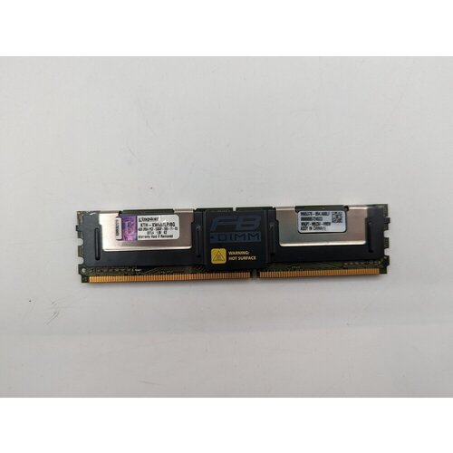 Модуль памяти KTH-XW667LP/8G, DDR2, 8 Гб (2X4) для сервера ОЕМ оперативная память kingston kth xw667lp 8g ddr2 2 x 4гб fb dimm 240 pin 667 мгц 2 x 4 гб ecc registered товар уцененный