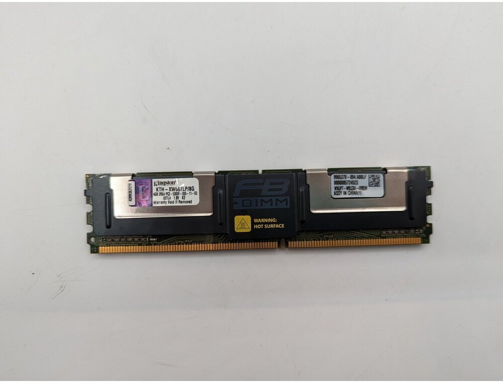 Модуль памяти KTH-XW667LP/8G, DDR2, 8 Гб (2X4) для сервера ОЕМ