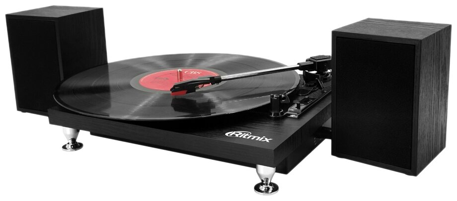 Виниловый проигрыватель Ritmix LP-240 Black Wood .чёрное дерево