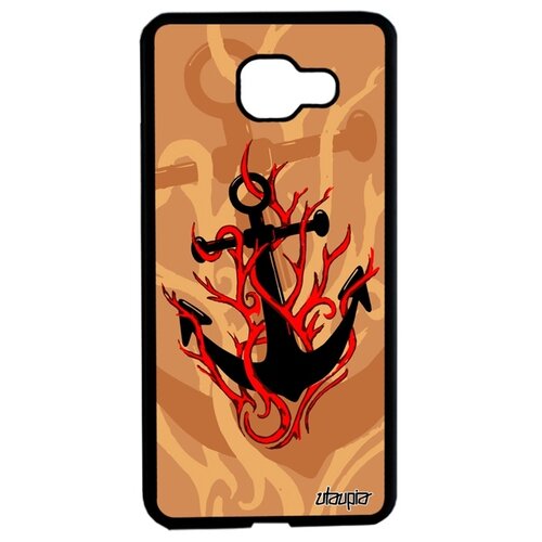 фото Чехол на мобильный galaxy a5 2016, "якорь" тельняшка пират utaupia