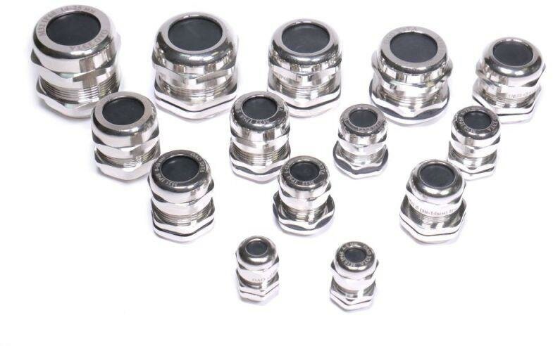 фото Кабельный ввод PG 11 латунный УТ1,5 IP68 (d кабеля 5-10 мм) гофроматик {zeta30145}