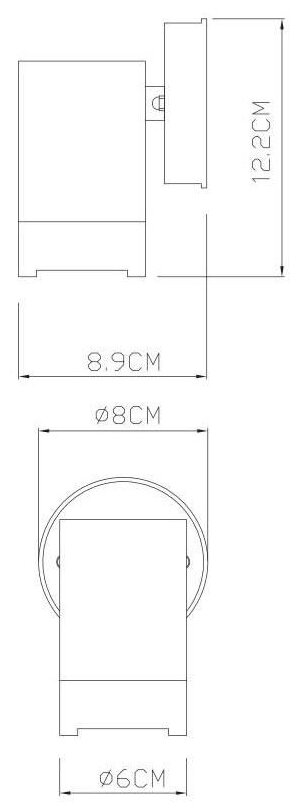 Arte Lamp Atlas A3503AL-1WH, GU10, 7 Вт, цвет арматуры: белый, цвет плафона бесцветный, 1 шт. - фотография № 2