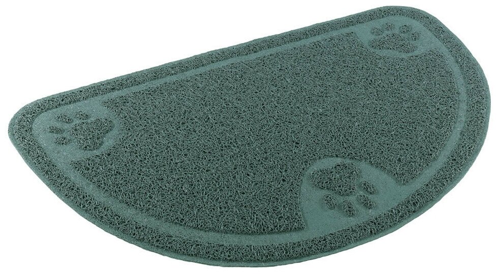 Коврик под туалет для кошек Ferplast Cat Door Mat серо-зеленый 1 шт.