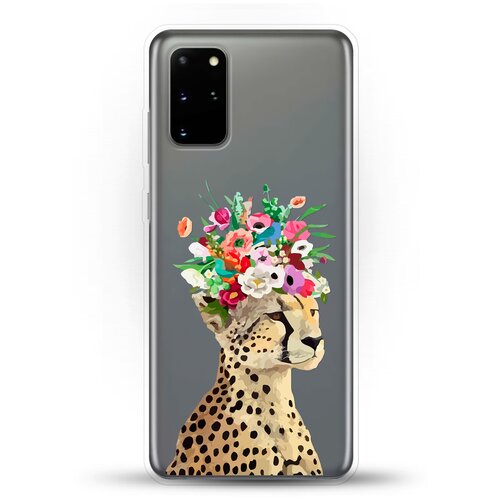 фото Силиконовый чехол леопард на samsung galaxy s20+ andy & paul