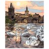 Danko Toys картина по номерам Лебеди 50х40 см - изображение