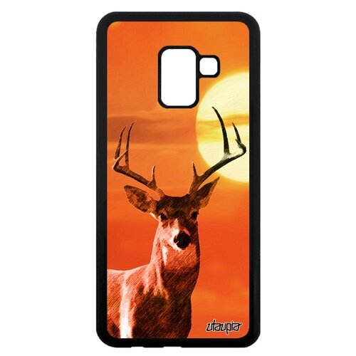 фото Чехол для телефона galaxy a8 2018, "олень" лось рога utaupia