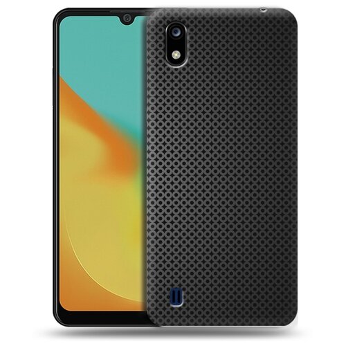 фото Дизайнерский силиконовый чехол для zte blade a7 2019 металл 100gadgets