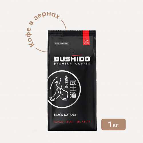 Изображение товара Кофе в зернах Bushido Black Katana 1 кг