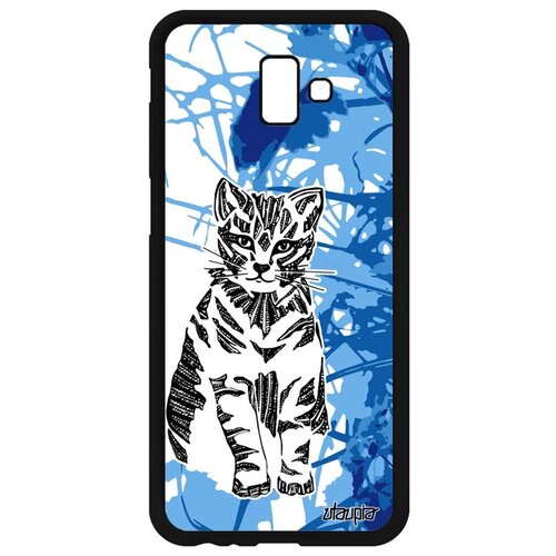 фото Чехол на смартфон samsung galaxy j6 plus 2018, "кот" пушистый cat utaupia