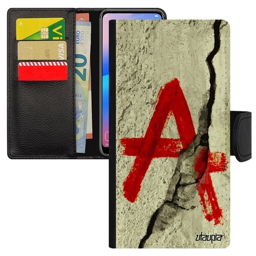 фото Чехол-книжка на телефон samsung galaxy s7 edge, "анархия" безвластие революция utaupia