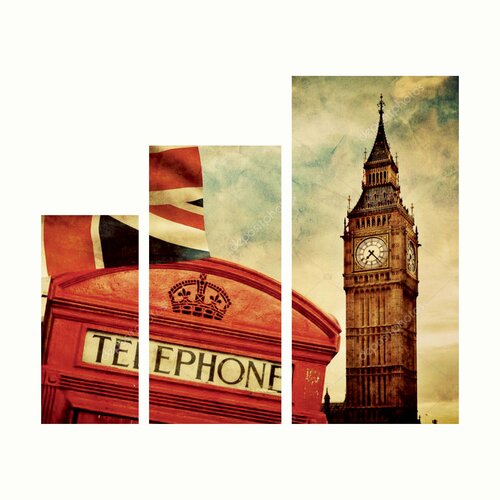 Модульная картина Лондон Размер 66х60см 14х3018х4028х60 1517₽