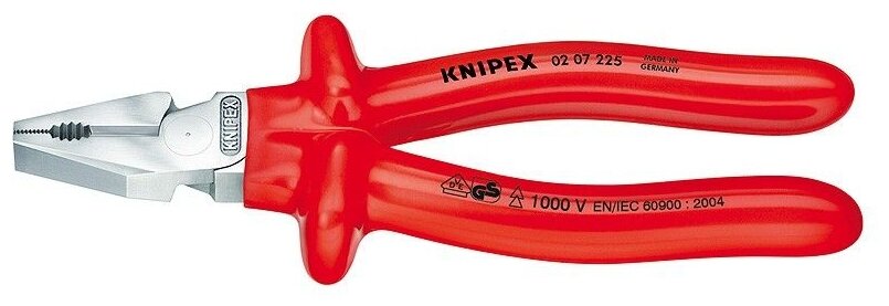 Плоскогубцы Knipex 02 07 225 225 мм