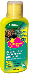 Удобрение Буйские удобрения Цветочный рай для декоративно-лиственных растений, 0.2 л, количество упаковок: 1 шт.