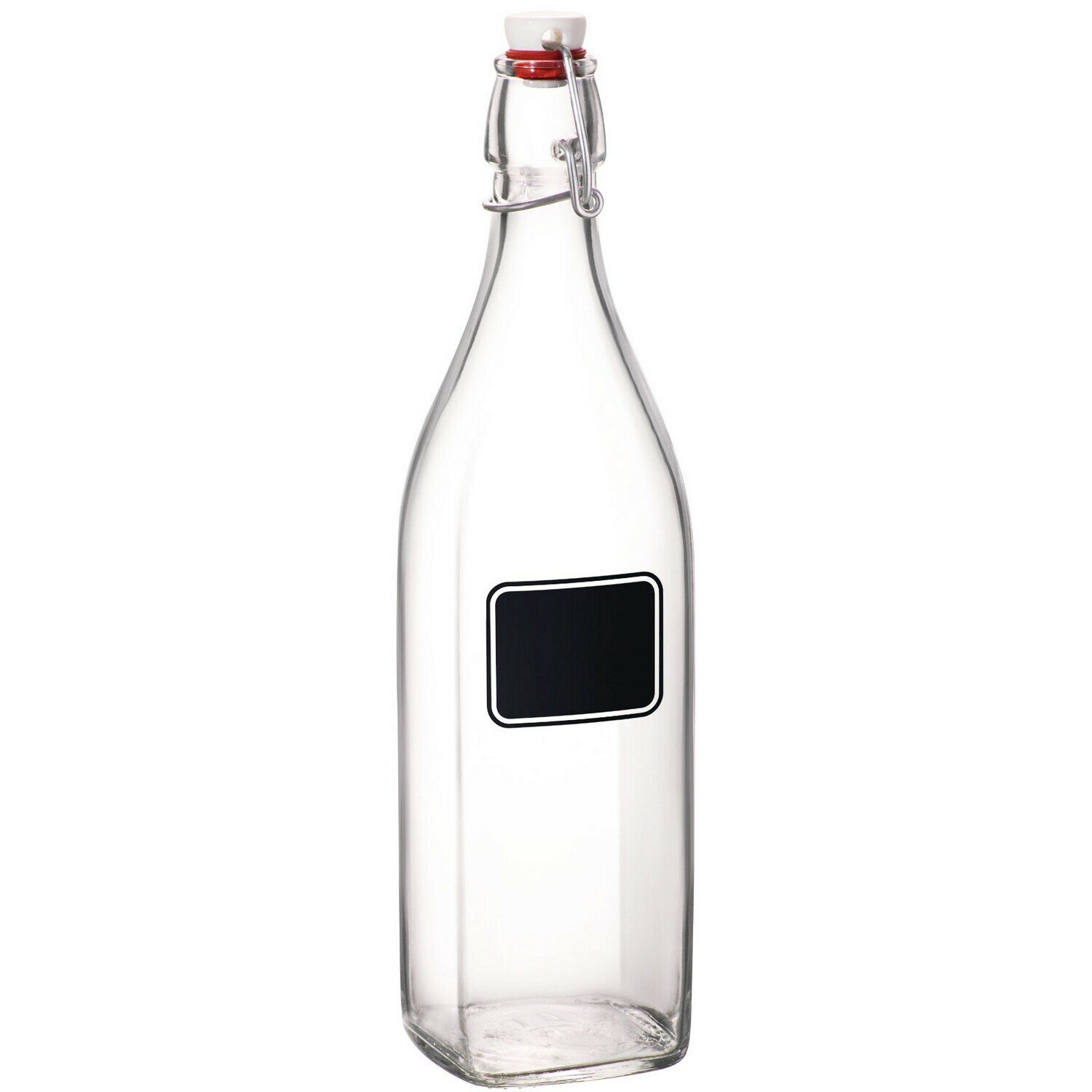 Бутылка с крышкой Bormioli Rocco Лавана 1.055л, 88х88х306мм, стекло, прозрачный