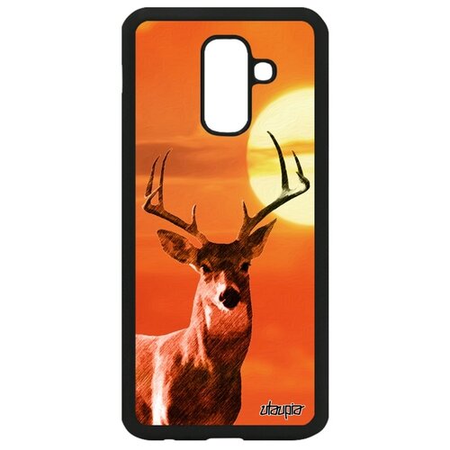 фото Чехол на мобильный galaxy a6 plus 2018, "олень" лось олененок utaupia
