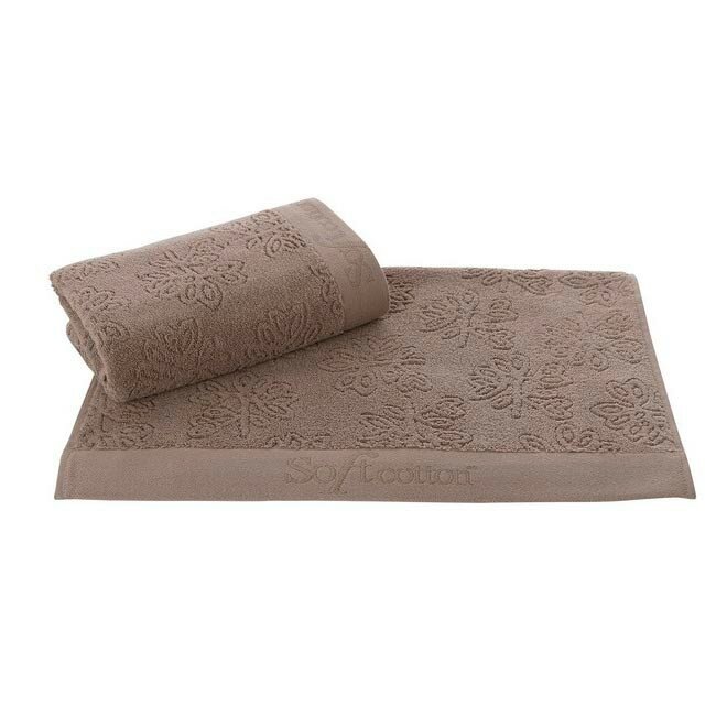 Soft cotton Полотенце Van цвет: коричневый (50х100 см)