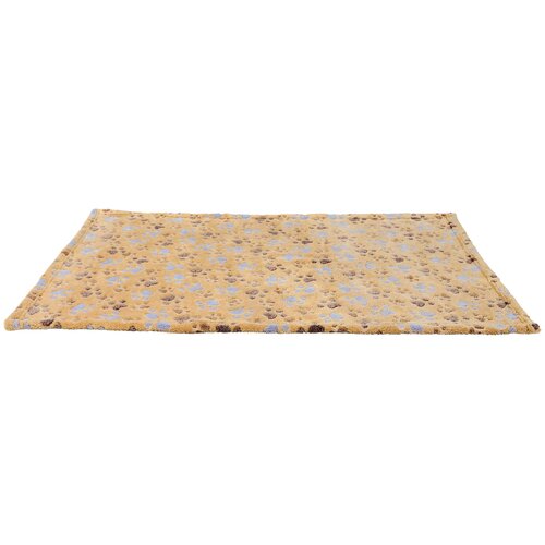 Лежак для собак TRIXIE Laslo Blanket 100х70х10 см 100 см 70 см прямоугольная бежевый 10 см trixie подстилка плед lasio флис бежевый 150 100см