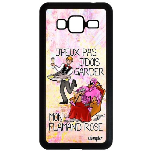 фото Чехол для смартфона samsung galaxy j3 2016, "не могу - у меня фламинго!" комикс повод utaupia
