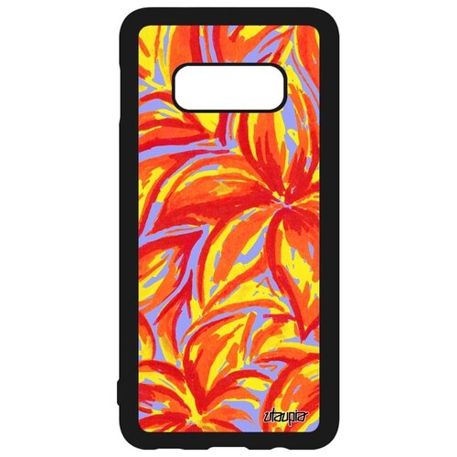 фото Чехол на мобильный galaxy s10e, "цветочный узор" букет рисунок utaupia