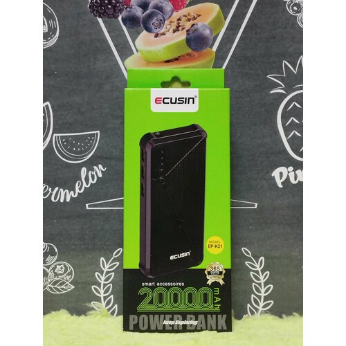 Powerbank 20000mAh Молния Внешний аккумулятор на 20000 мАч Повербанк черный 69900₽