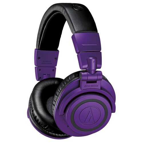 фото Беспроводные наушники audio-technica ath-m50xbt, purple/black