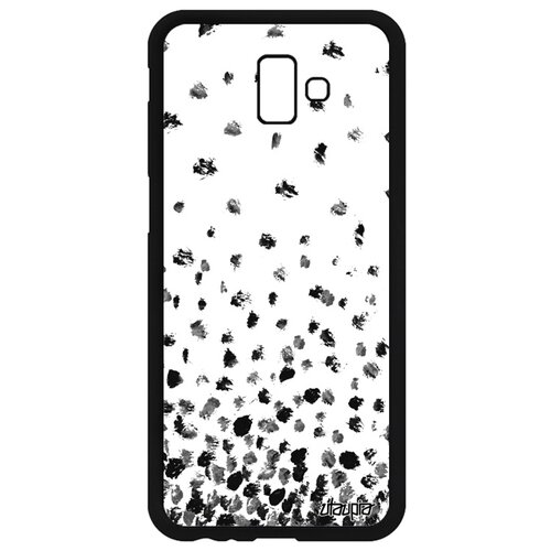 фото Чехол на samsung galaxy j6 plus 2018, "снег" конфетти кружочки utaupia