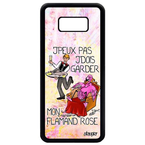 фото Чехол на телефон samsung galaxy s8 plus, "не могу - у меня фламинго!" шутка пародия utaupia