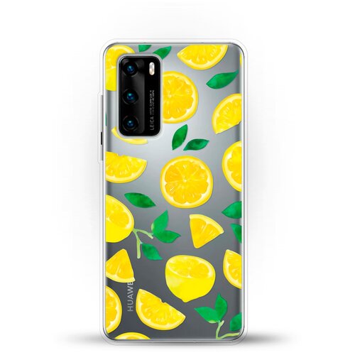 фото Силиконовый чехол лимон на huawei p40 andy & paul