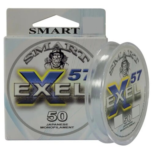 фото Монофильная леска maver smart exel 57 прозрачный 0.18 мм 50 м 4.4 кг