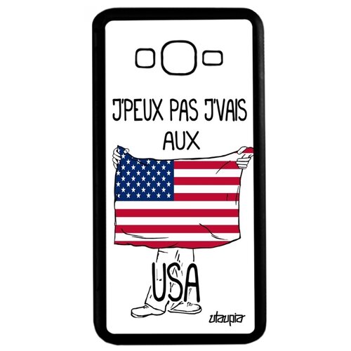 фото Чехол на мобильный galaxy grand prime, "еду в сша" страна флаг utaupia