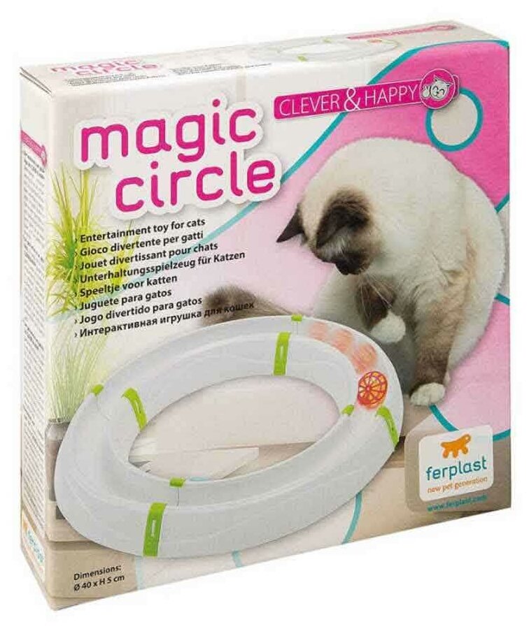 Ferplast модульная игрушка "Magic Circle" для кошек d40cm*5cm - фотография № 2