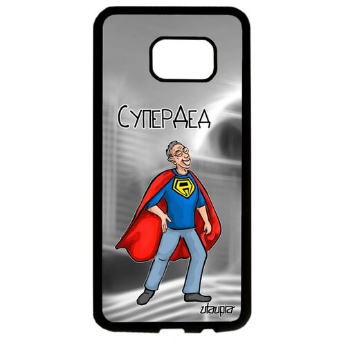 фото Чехол на мобильный galaxy s7 edge, "супердед" рисунок семья utaupia