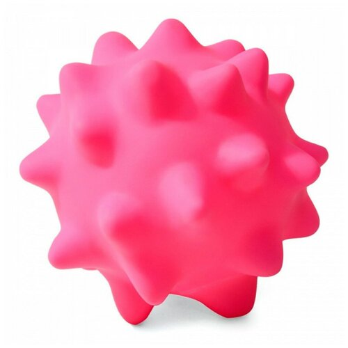 Мячик для собак Triol с шипами 12101146, розовый мяч для собак массажный с шипами 2 шт 78 мм красный италия