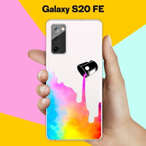 Силиконовый чехол Краски на Samsung Galaxy S20FE (Fan Edition) силиконовый чехол не указывай на samsung galaxy s20fe fan edition