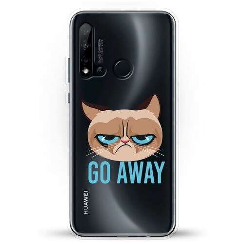 фото Силиконовый чехол grumpy cat на huawei nova 5i andy & paul