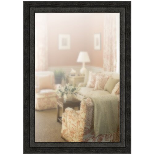 фото Зеркало в широкой раме 70 x 100 см, модель p076019 аурита