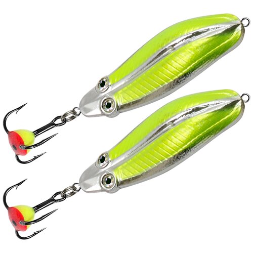 фото Блесна зимняя aqua жук 9,0g набор 2шт цвет