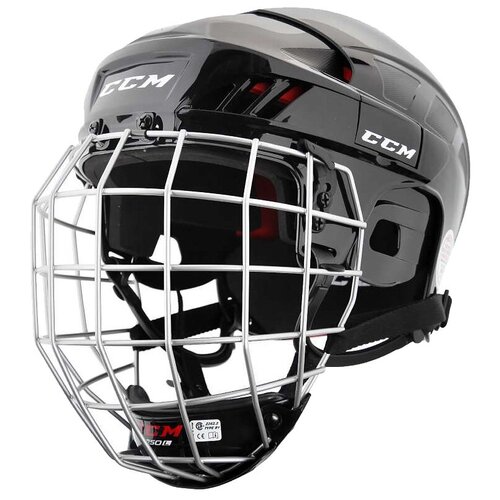 фото Шлем хоккейный ccm fitlite 50 helmet combo sr, р. m, белый