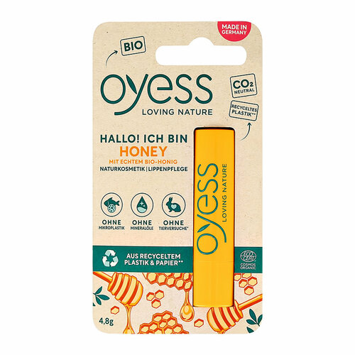 Бальзам для губ `OYESS` с экстрактом меда 4,8 г