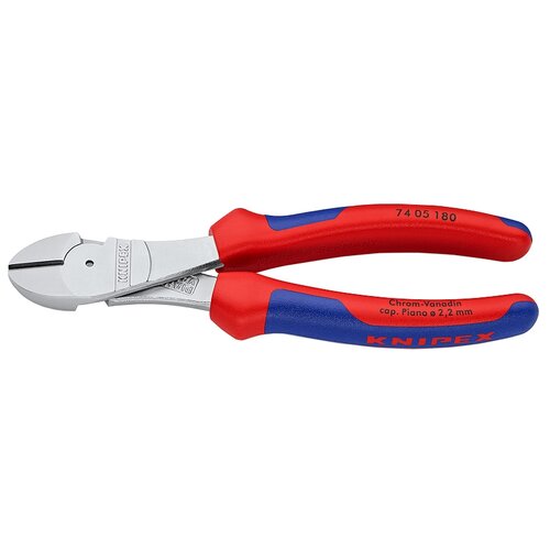 бокорезы knipex 74 05 140 140 мм красный синий Бокорезы Knipex 74 05 180 180 мм красный/синий