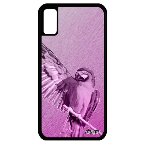 фото Чехол на смартфон apple iphone x, "попугай" кеша попугайчики utaupia