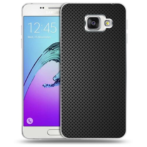 фото Дизайнерский пластиковый чехол для samsung galaxy a3 2016 металл 100gadgets