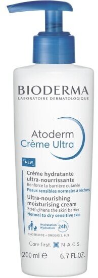 Крем для лица и тела Bioderma Atoderm 200 мл