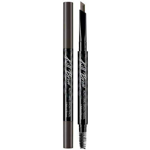 CLIO Карандаш для бровей Kill Brow Auto Hard Pencil (01 Natural Brown) clio карандаш для бровей kill brow auto hard pencil 07 charcoal gray